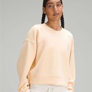 Lululemon Softstreme Perfectly Oversized Cropped Crew in Summer Glow 4